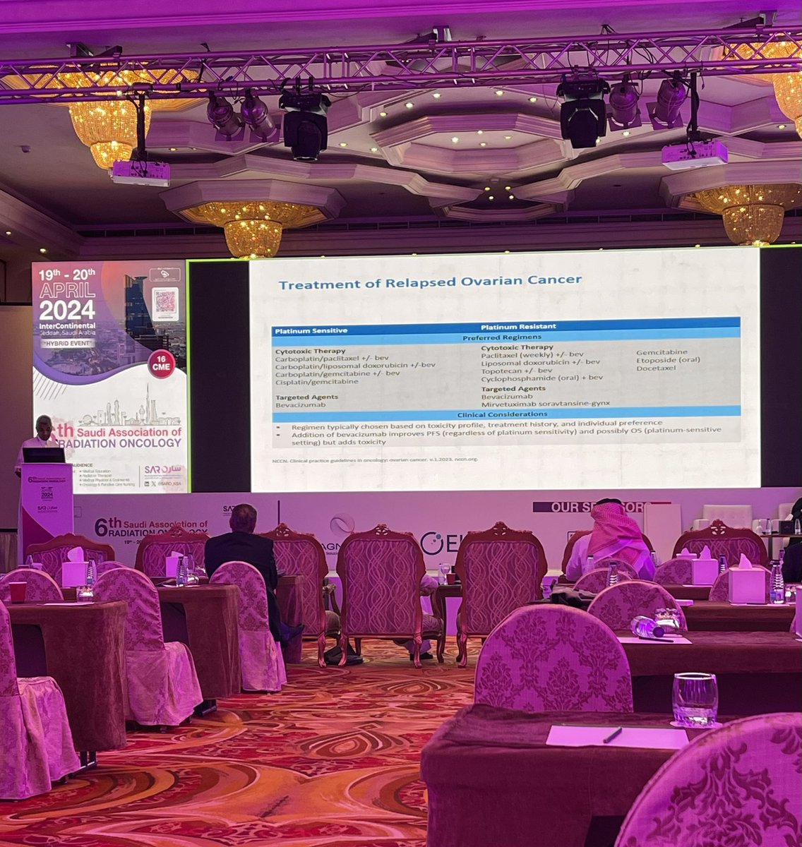 سعدت بالمشاركة في المؤتمر السادس لطب الأورام الإشعاعي الذي أقامته <a href="/SARO_KSA/">SARO</a> بحضور نخبة من المتحدثين و مناقشة المستجدات في علاج الأورام الإشعاعي. كانت فرصة جميلة نجتمع بالزملاء الأعزاء بمركز الأورام-جدة سابقاً. شكراً للجنة المنظمة والقائمين على التنظيم الجميل و الرائع.
