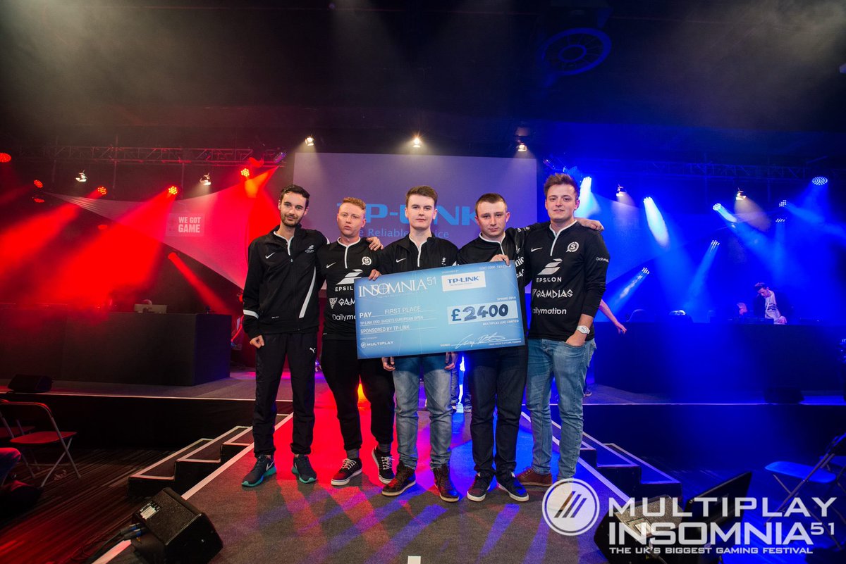 ArchivesCOD's tweet photo. April 20th, 2014

On this day 10 years ago @Epsilon_eSports won Insomnia51!

First Place: £2,400

Roster: 
@jurd 
@CallumSwanny 
@Tommey 
@BsportJoshh 
@Dingeboii 

Look at these young handsome gents! 

#COD #Esports https://t.co/exf9iJ0QAi