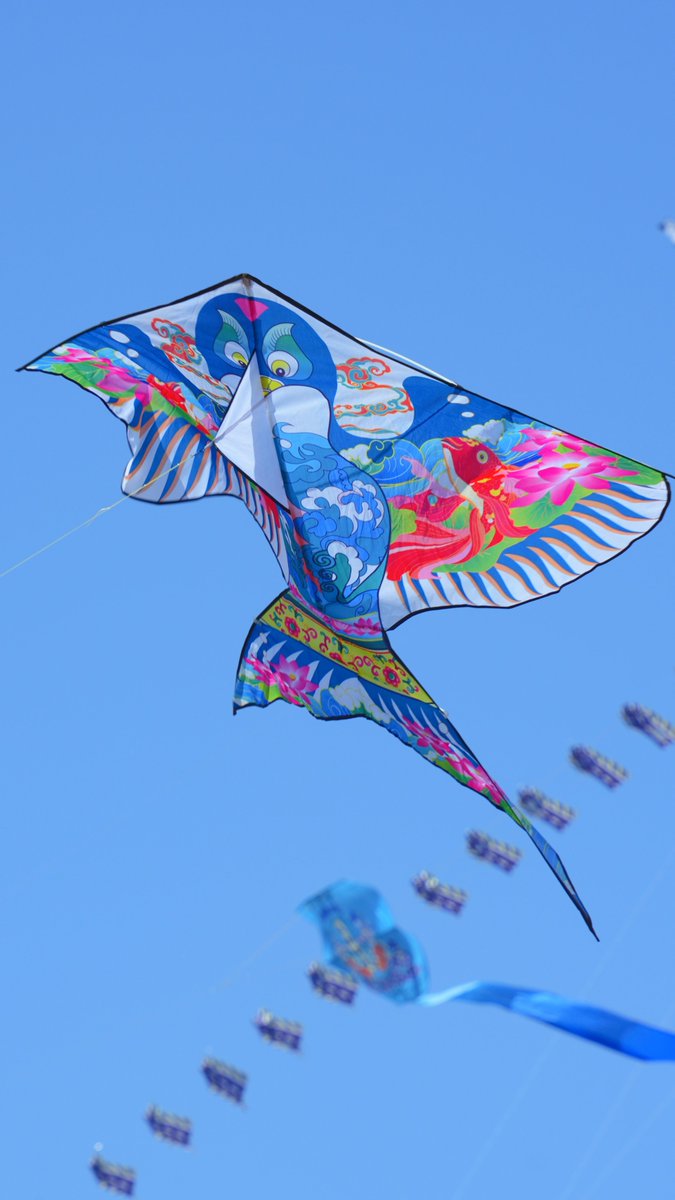 Kites in Weifang, #Shandong, are once again pushing the boundaries of human imagination at this year's #KiteFestival. The skies of Weifang are alive with a vibrant array of shapes and colors. Join us to glimpse these mesmerizing creations and let us know which is your favorite!