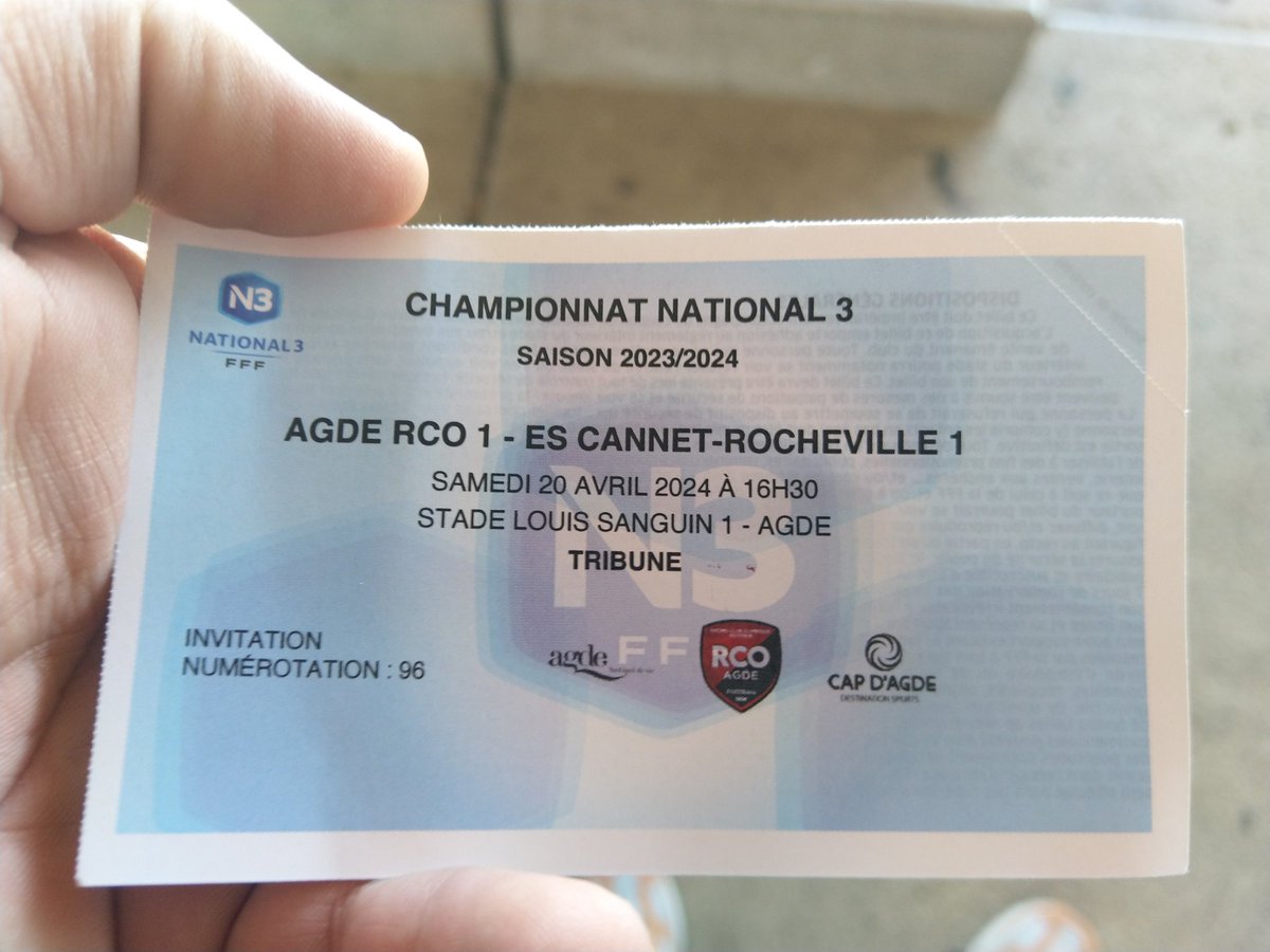 Back to Agde 
National 3