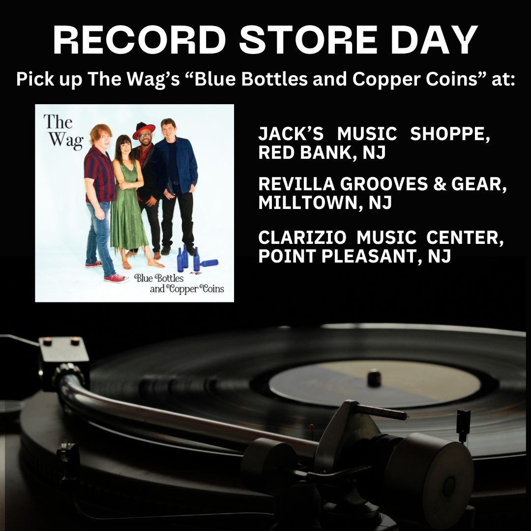 It's RECORD STORE DAY!  Support your local, independent record store today!

Get your Wag records at these fine places:
Jack's Music Shoppe:
facebook.com/jacksmusicshop

Revilla Grooves and Gear:
facebook.com/revillagrooves

Clarizio Music Center:
facebook.com/clariziomusic