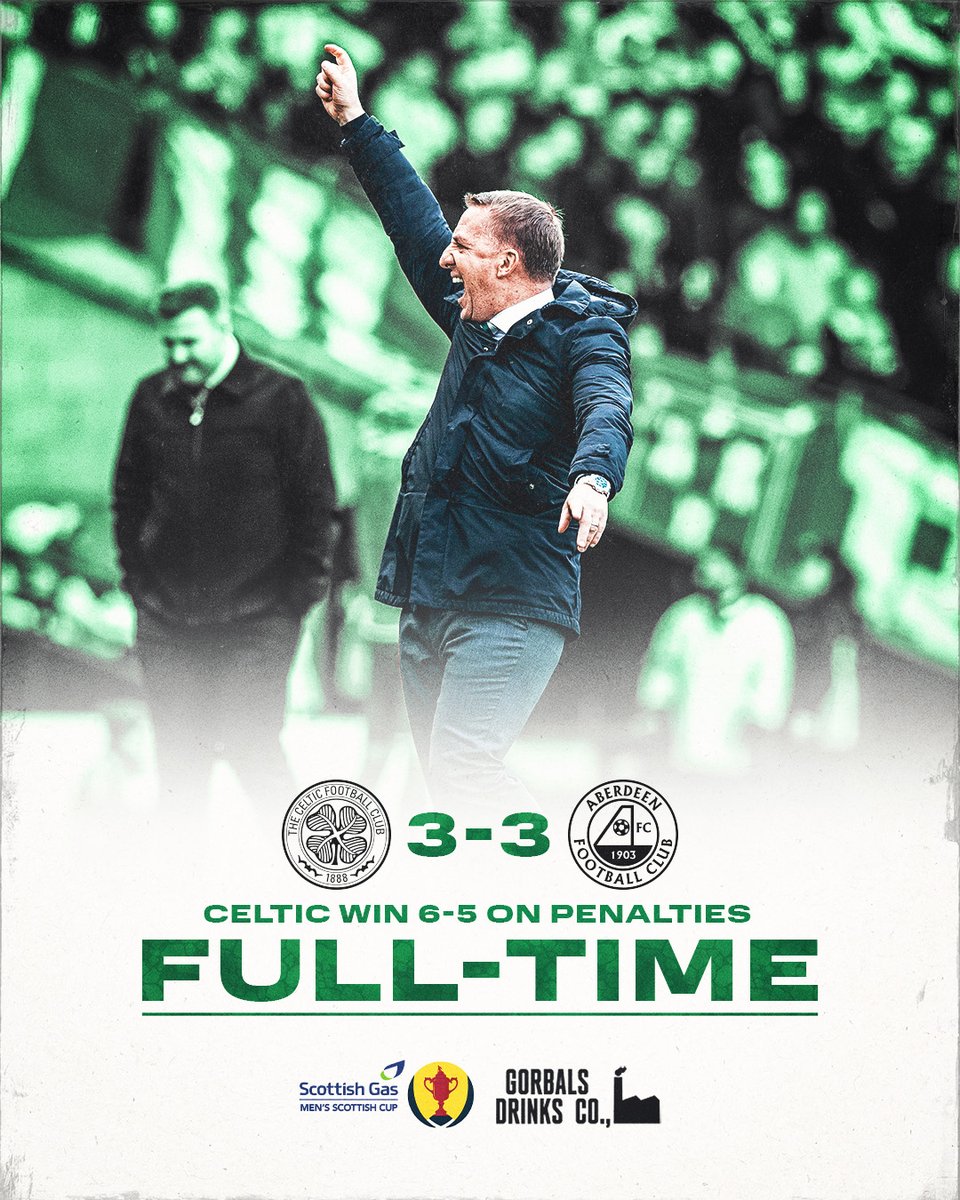 WE'RE IN THE #SCOTTISHCUP FINAL! 🙌 #CELABE | #COYBIG🍀