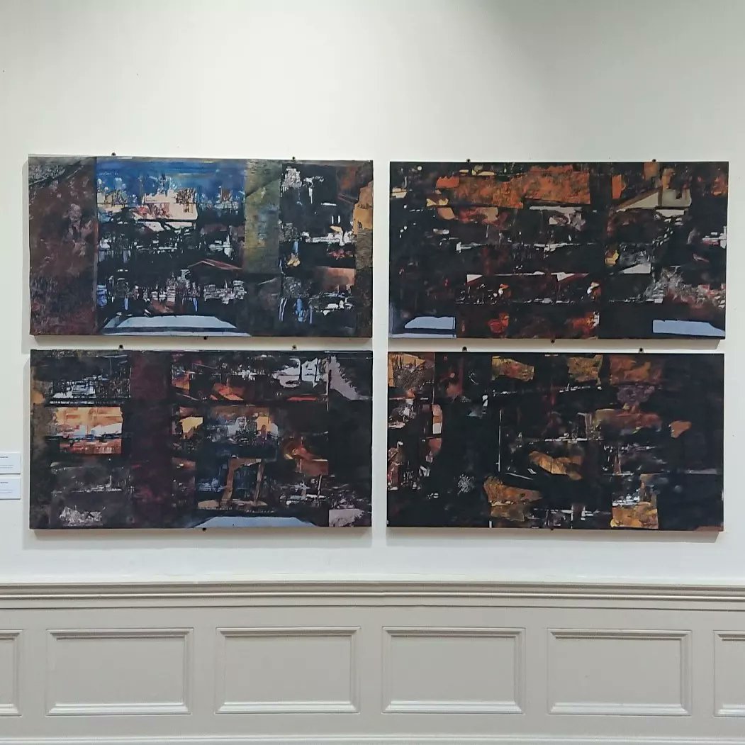 R_ChelfordWest's tweet photo. A few snaps 📸 from the David Clapham: The River Runs Through on display @WilliamsonArt_
#art #davidclapham #landsape #williamsonartgallery
#wirral #merseyside #artexhibition #abstract
#texture #theriverrunsthrough https://t.co/8QO4NJx9WN