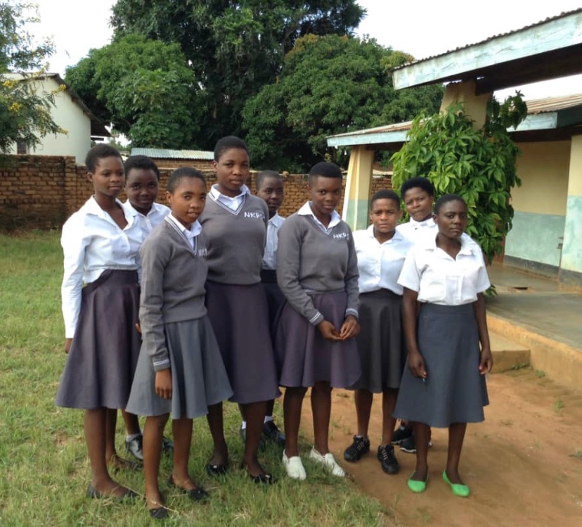 Earlier this week, our students on the way to class.