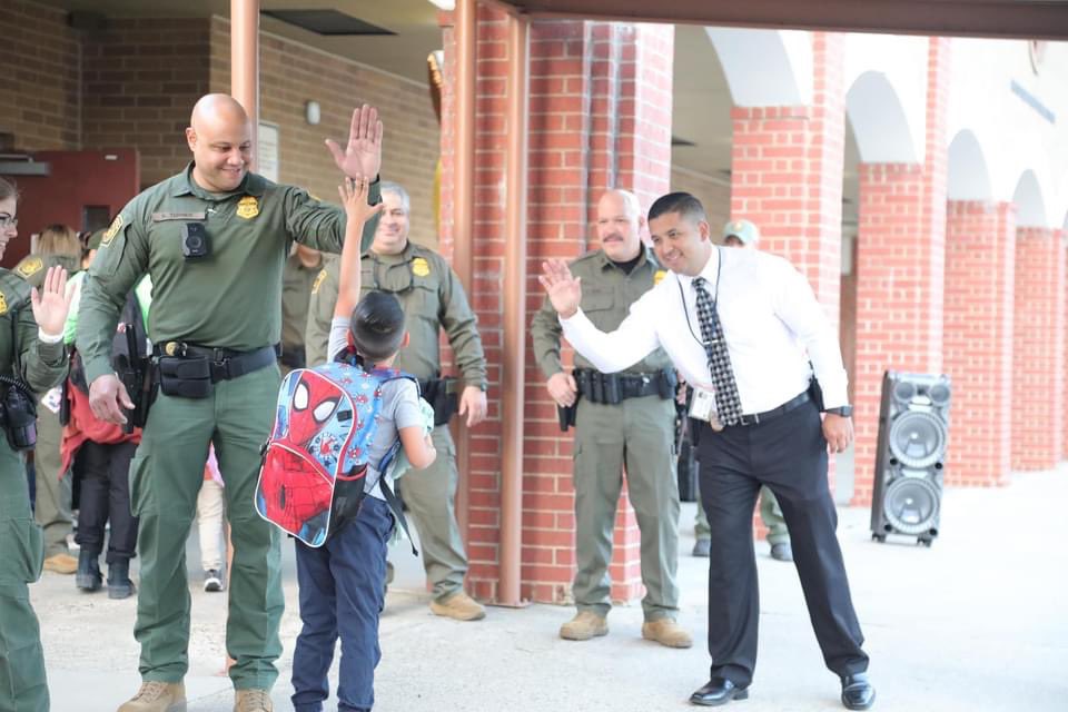 The real reason there are so many gotaways and drugs in your communities. @USBPChiefLRT sends agents to your schools to indoctrinate them into thinking Border Patrol doesn’t hunt mostly Latinos with dogs & horses instead of simply creating an asylum system to meet demand.