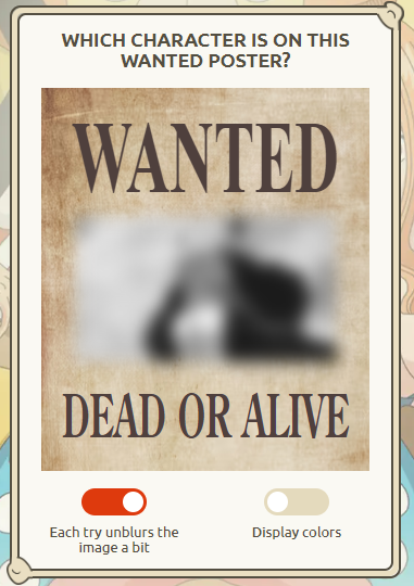 OnePiecedle - Daily guessing game tweet media