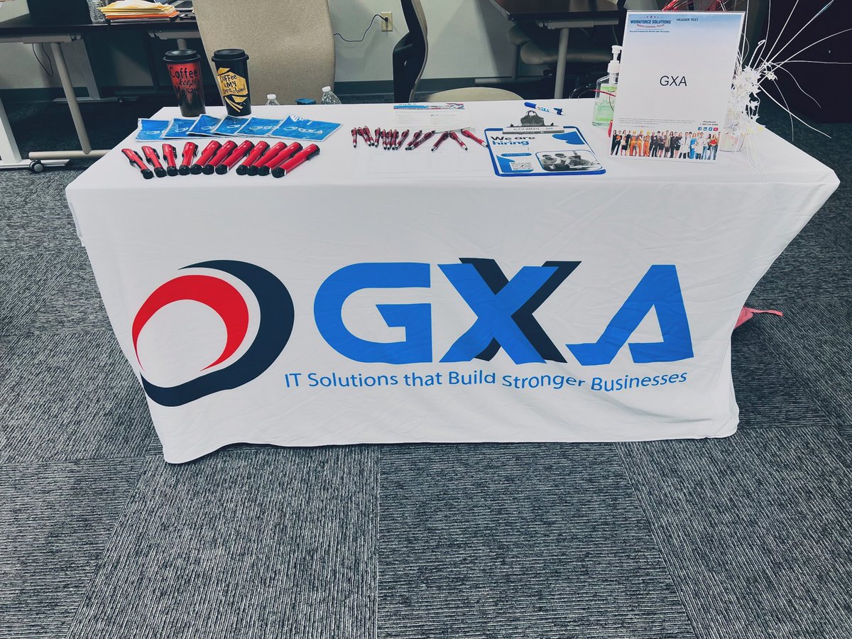 GXA is in the community today. Come stop by the office at Workforce Solutions for North Central Texas in McKinney. We ❤️ meeting the needs of the community. 

#gxait #community #hiring #outsidesales