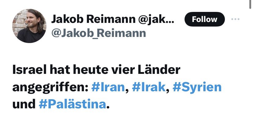 Israel -der Jude in der Staatengemeinschaft- verteidigt sich gegen all diejenigen, die den Juden in der Staatengemeinschaft vernichten wollen. Der Jude in der Staatengemeinschaft will existieren. 🇮🇱 kämpft! Judenhasser wie ihn ⬇️⬇️⬇️ stört das - sie wollen Israel’s Vernichtung.