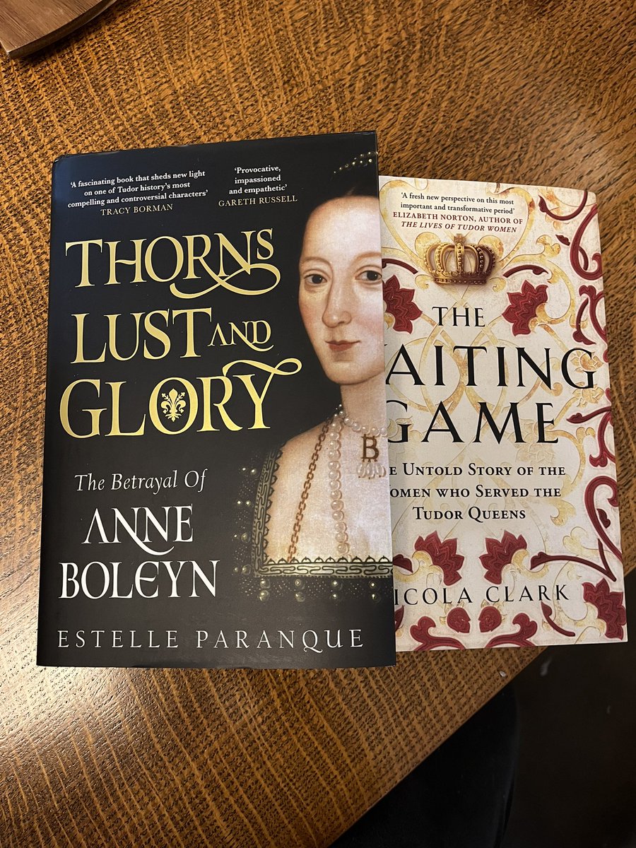 Bumper day for books! Was very pleased to endorse @NikkiClark86’s forthcoming book The Waiting Game. A good pairing these two… 🌹👑