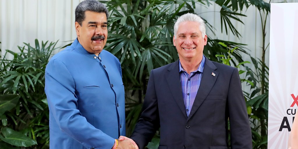 Hermano presidente @DiazCanelB recibe el abrazo de la Venezuela bolivariana que te acompaña en la alegría de celebrar un año más de vida. Nuestro deseo es que hoy nazcan hermosos recuerdos de felicidad, en la calidez de la Patria cubana, junto a tu Pueblo y seres queridos. ¡Feliz
