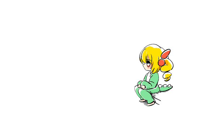 「pajamas sitting」 illustration images(Latest)