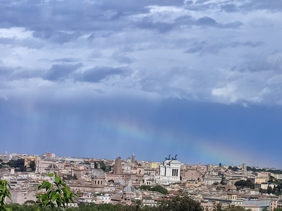 Arcobaleno dal Gianicolo...