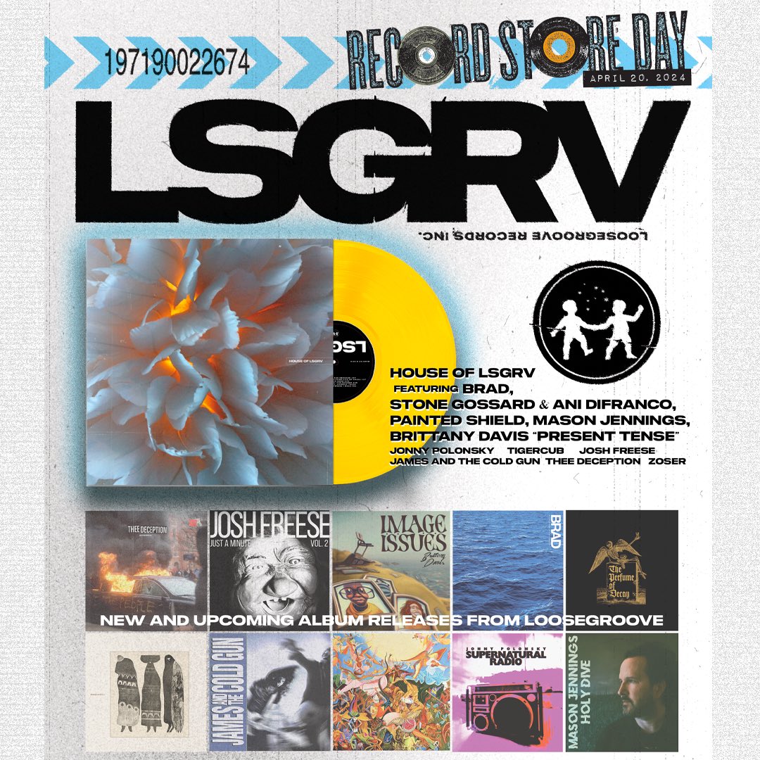 Happy Record Store Day 🎶 Support your local indie record store by picking up a copy of HOUSE OF LSGRV, a limited-edition compilation vinyl exclusively for Record Store Day 🔥 There's only 1000 copies, get it while you can!