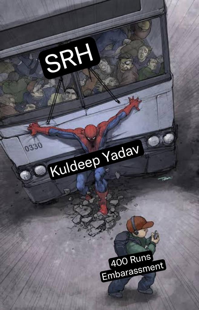 Kuldeep Yadav saving DC