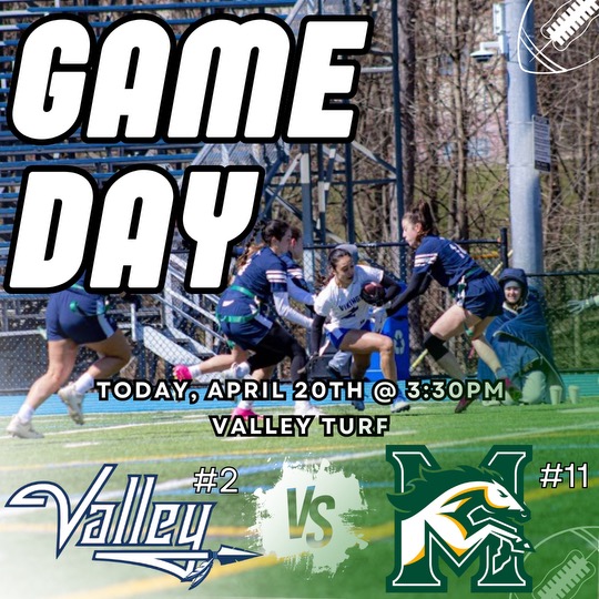 Key divisional Flag Football matchup today at Wayne Valley: #2-ranked Indians (3-0) take on #11-ranked Montville Mustangs (2-0). Game starts at 3:30 PM. Come support the team! @wvalleyathletic @WVFootballHS @VarsityAces @SFCFootballNJ #GreatestShowOnTurf