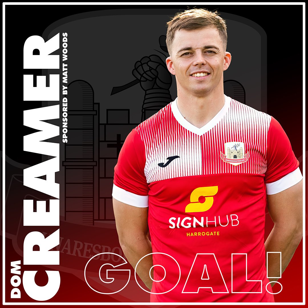 Knaresborough Town AFC (@knaresboroughfc) on Twitter photo 31' GOAL for Town scored by <a href="/CreamerDom/">Dom Creamer</a>
Superb strength and build up play from Ingham who with great feet beats 2 men before laying to Creamer who strikes into the top left corner from the edge of the box
@golcarunited 1
<a href="/KnaresboroughFC/">Knaresborough Town AFC</a> 2 31' GOAL for Town scored by <a href="/CreamerDom/">Dom Creamer</a>
Superb strength and build up play from Ingham who with great feet beats 2 men before laying to Creamer who strikes into the top left corner from the edge of the box
@golcarunited 1
<a href="/KnaresboroughFC/">Knaresborough Town AFC</a> 2