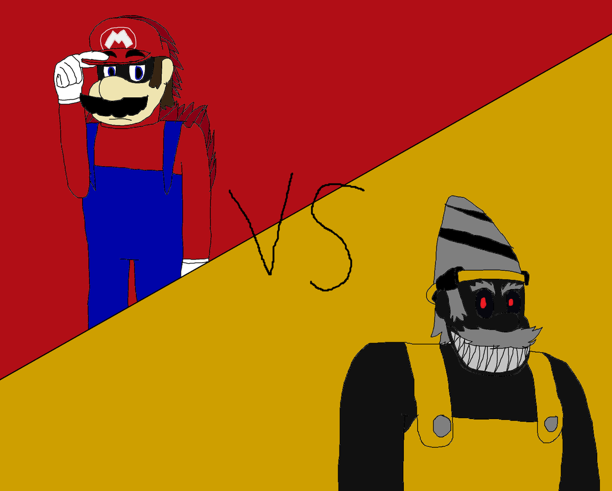 SMRO131's tweet photo. Saviour M VS Drillmare #mario #marioexe #marioexeoc #horrorbrew #SaviourM #Drillmare https://t.co/X2OlFE2pYP