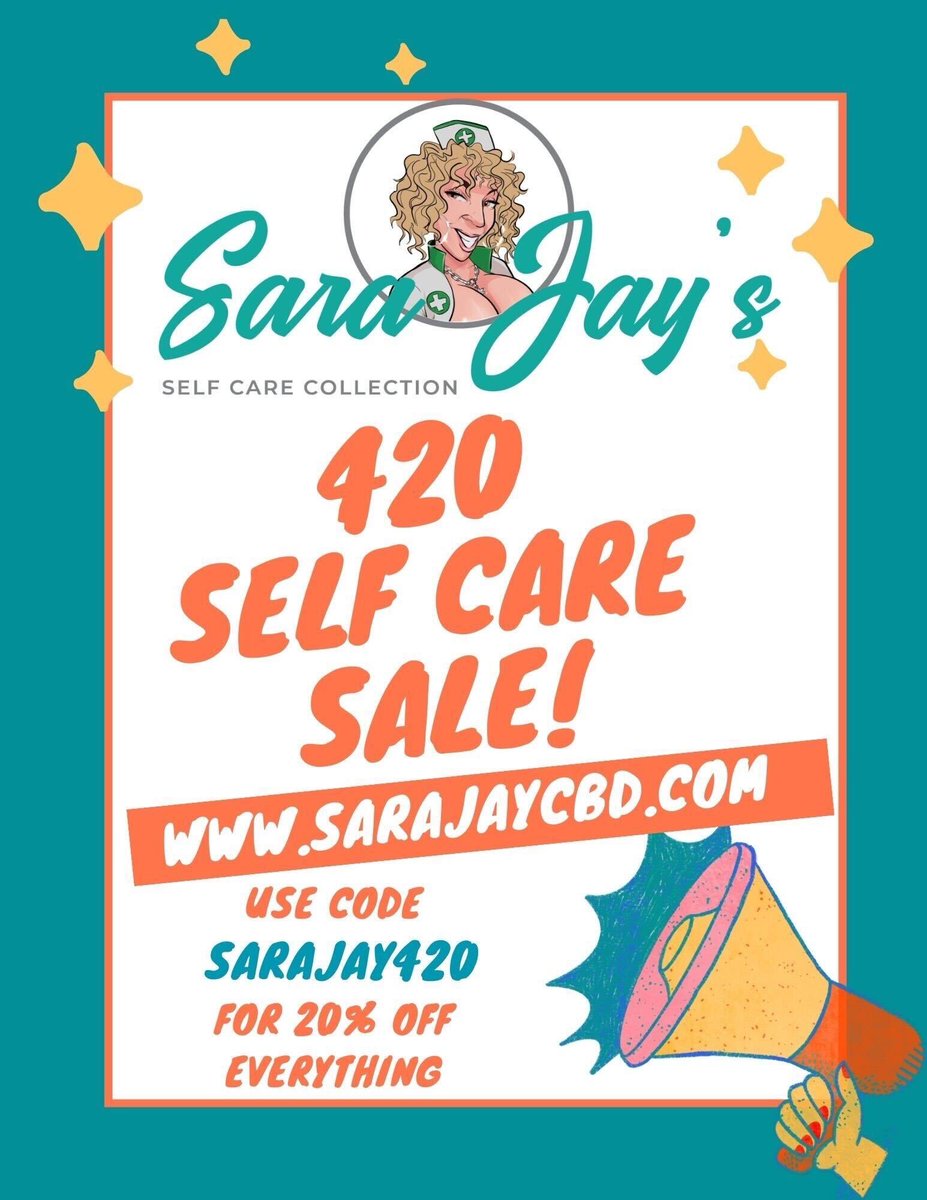 Happy #420day 🥳🍃 Speak up & Celebrate with 20% off OUR ENTIRE SITE 🚨 Get your #sjselfcare on with our #selfcare collection 🤍 SHOP NOW: sarajaycbd.com #weedlife #sale