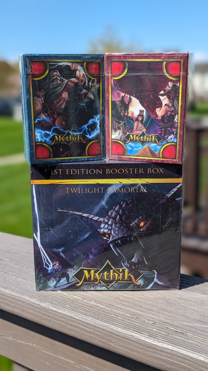 We are so excited that we have the opportunity to check out another new TCG on our channel! Thank you so much to Mythik TCG for sending us this booster box & starter deck care package. We can't wait to share what's inside with all of you!