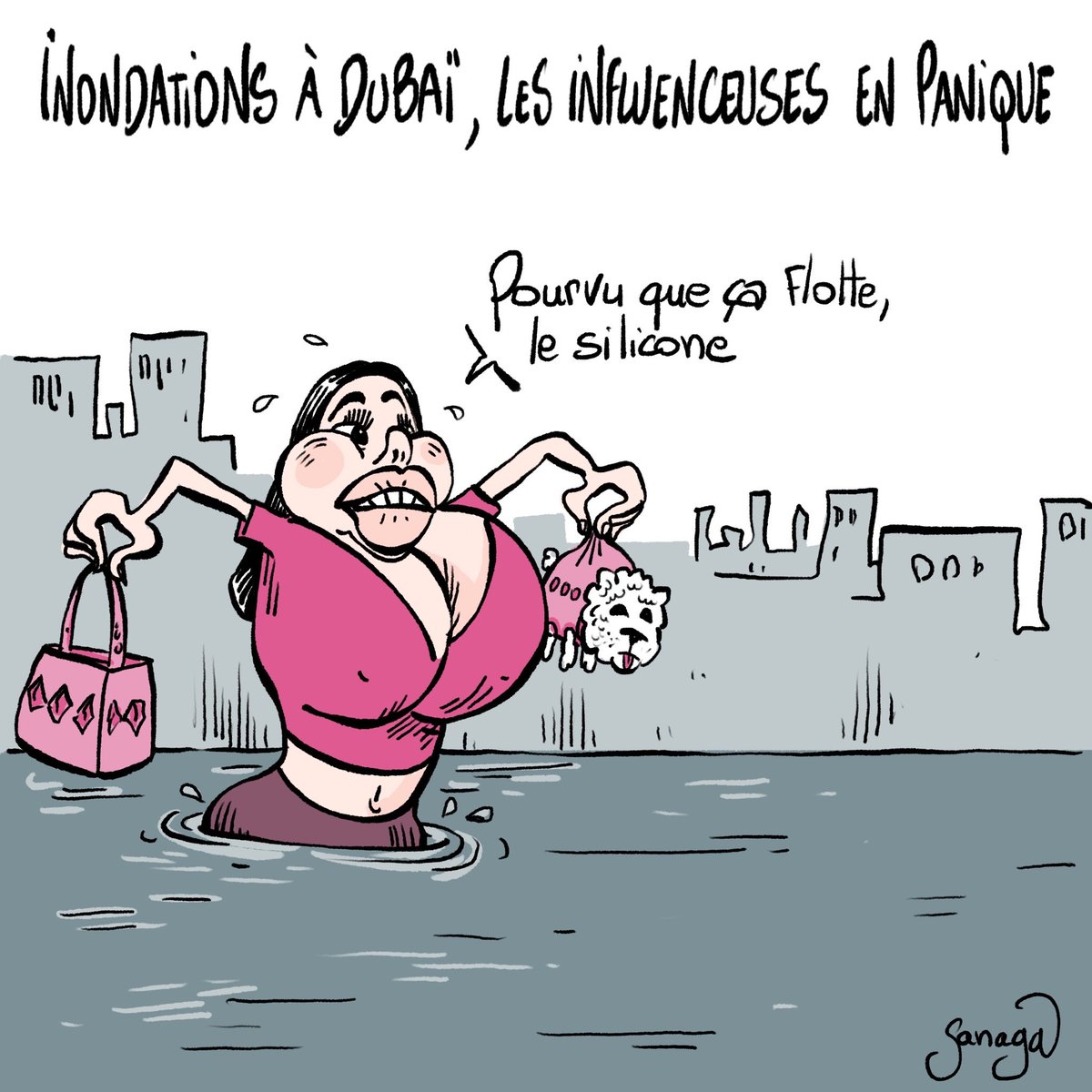 Le #DessinDePresse de Sanaga : Panique chez les influenceuses
Retrouvez tous les dessins de Sanaga : blagues-et-dessins.com
#DessinDeSanaga #ActuDeSanaga #Sanaga #Humour #Dubaï #Inondations #ÉmiratsArabesUnis #Influenceuses #Tiktokeuses #Youtubeuses #Instagrameuses