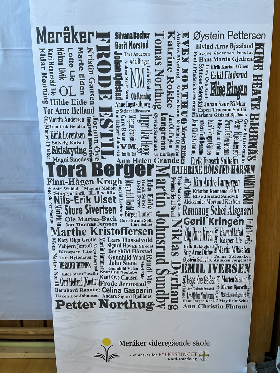 Imagine a single high school with 100-150 students that, in 30 years, has produced this many world championship and Olympic medalists in one sport. The high school is Meråker High School near Trondheim, Norway. The sport is cross country skiing.