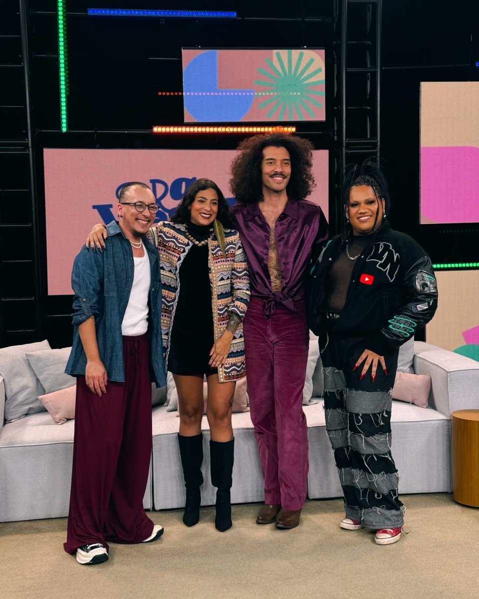caiomusic_'s tweet photo. Ontem foi dia de participar do programa #PraVariar da @diaestudio . Só gente incrível, obrigado demais pelo convite 💜 https://t.co/j2WCatFe8n
