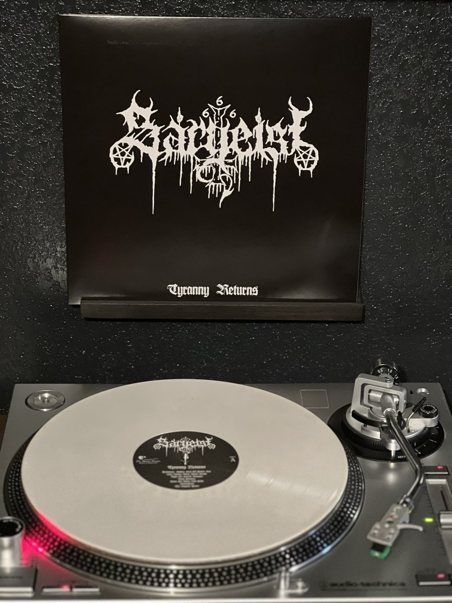 SARGEIST “Tyranny Returns” Demo 2001 #sargeist #finnishblackmetal limitededition white vinyl 384of400 #devilselixirsrecords 2023