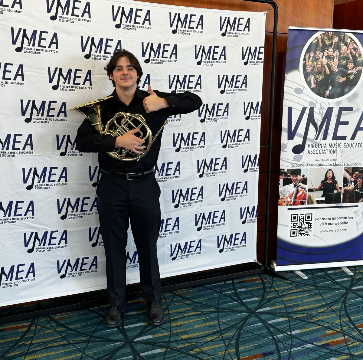 Woodside_Band's tweet photo. We’re so proud of our very own Liam who will be performing with the #AllVirginia Orchestra today!
Thank you for representing our school and our city with your dedication and talent.
#woodsideband
#woodsidepride
#NNPSArts
#NNPSPROUD
#vboda
#vmea https://t.co/naWGSIMvra