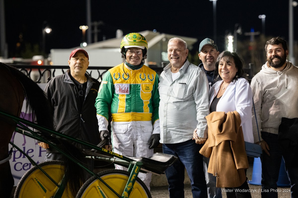 Three wins last Saturday for Tim Tetrick @TR_Harness at @TheMeadowlands @LisaPhotoM1