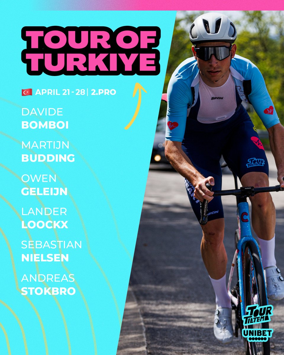 🇹🇷 We are back in Turkey for a 8️⃣-day stage race. This is our lineup for @tourofturkiye. 👇 #TUR2024