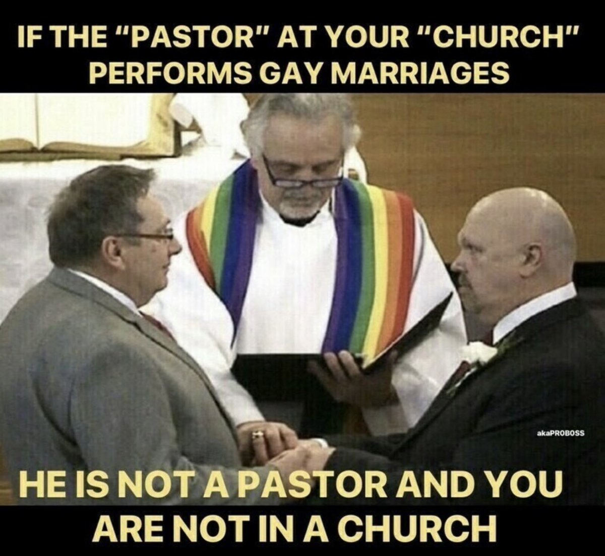I agree 100%👇 If this is what your “pastor” is preaching, best find a new church. Who feels the same? 🙋‍♂️