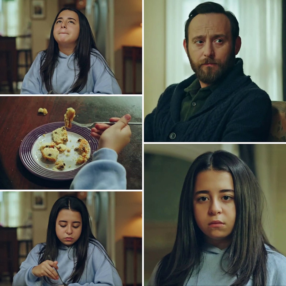 Leyla cocina de maravilla y Melissa quiere sonsacarle sus ricas recetas para aprender de ella... pero Metin le cuenta que madre e hija se han ido: ya no vivirán en la casa con ellos. #Melissa #BerenGökyıldız #YeşilVadininKızı #TheGirlOfTheGreenValley #LaNiñaDelValleVerde