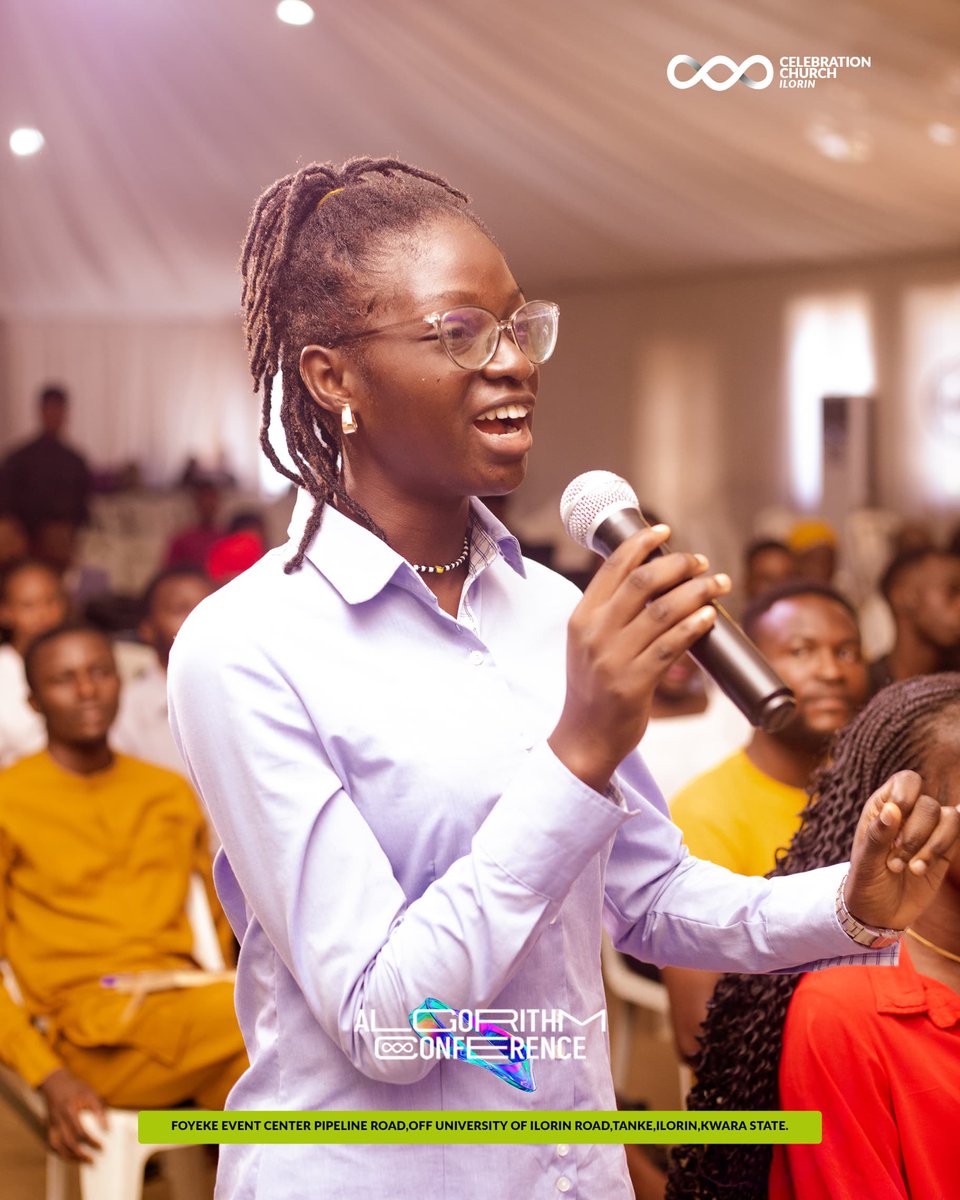 We had the beautiful Gladys host this year's Algorithm, it was really a great time 🥰

#AlgorithmConference #cciilorin #AlgorithmIlorin #cciglobal