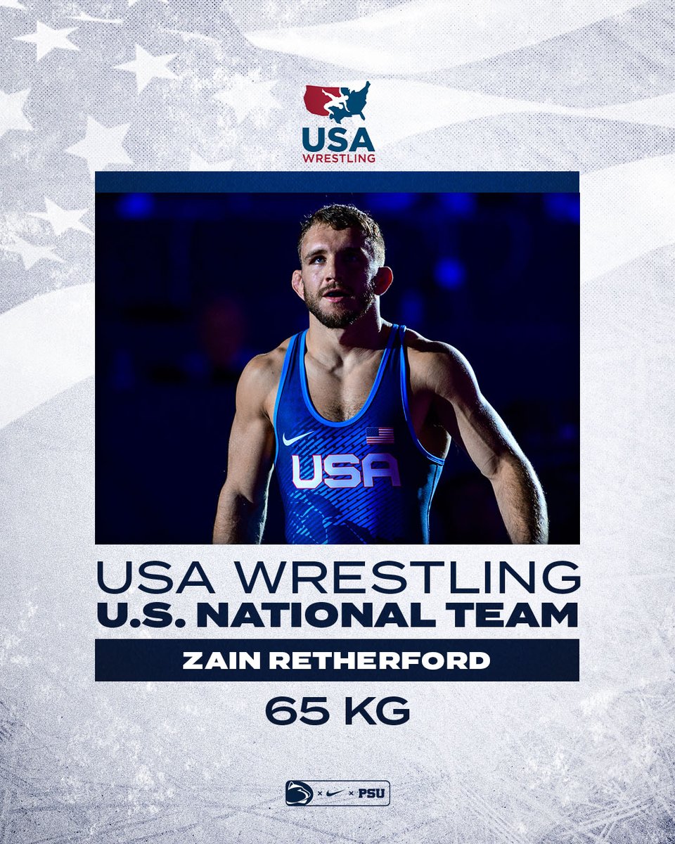 Zain Retherford is the 2024 US Olympic Team Trials Champion! Retherford, now on the US National Team as well, will have a chance to become an Olympian by qualifying his weight class later in May in Turkey! #PSUwr