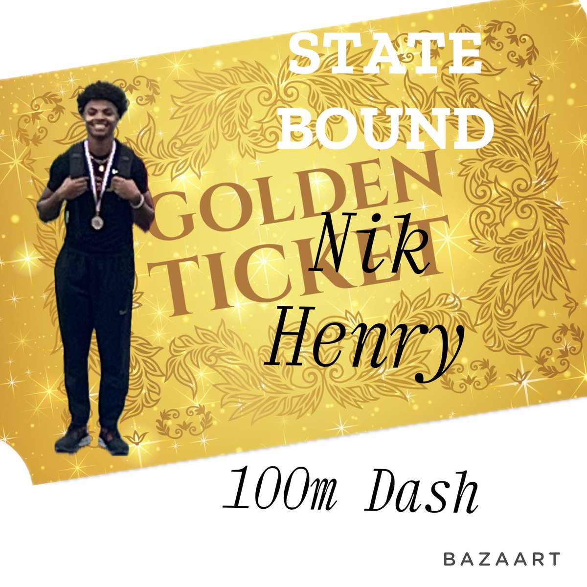 TICKET PUNCHED 100m Dash @NikolasHenry4