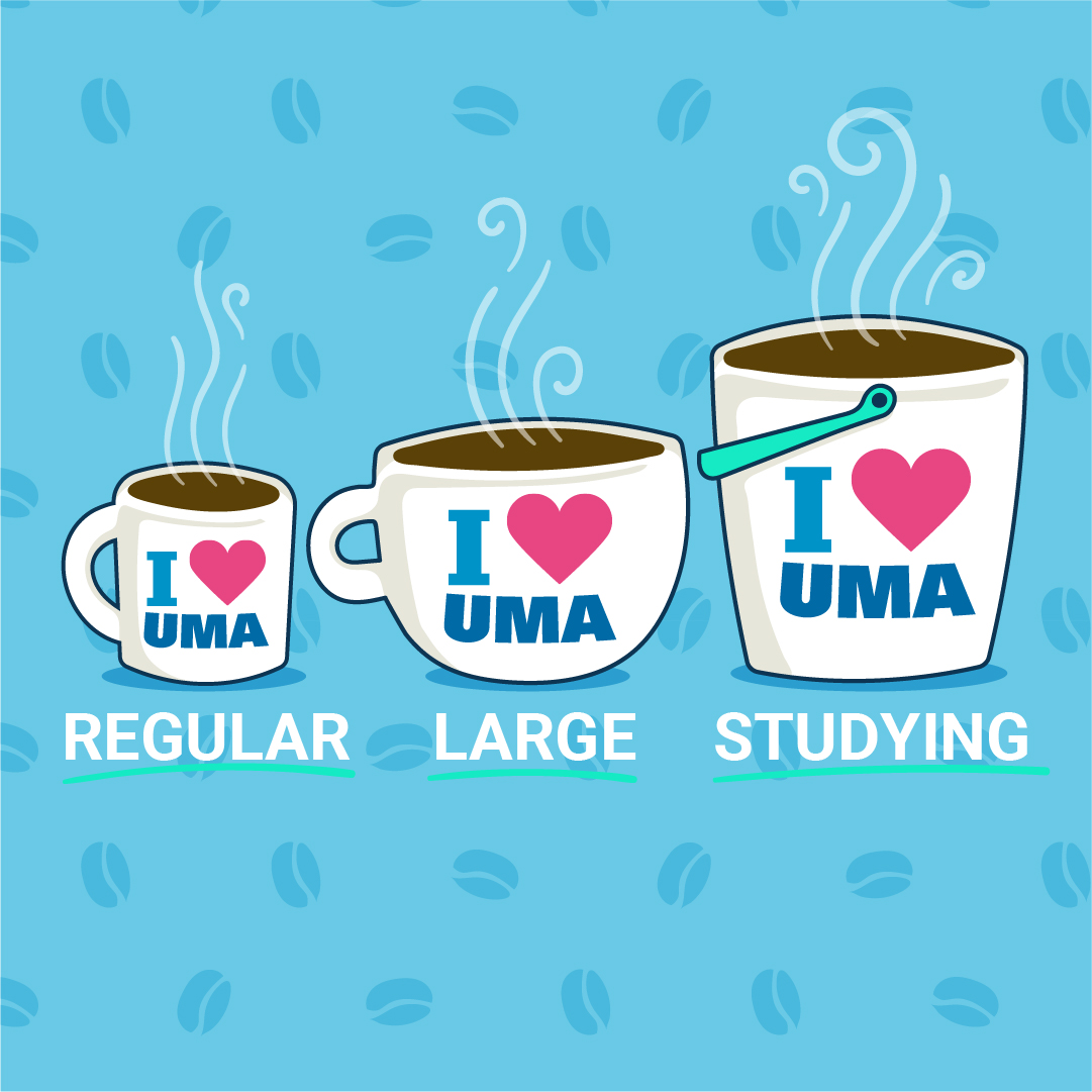 📚+☕=💡 
Who else is powering through their studies with a little help from their ‘study-sized’ cup of coffee? 😂
#UltimateMedicalAcademy #studentlife