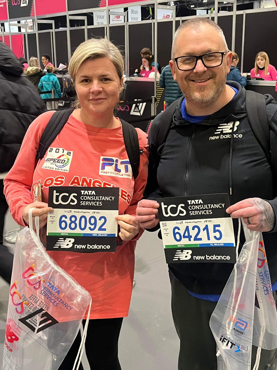 Good Luck to everyone running the @LondonMarathon tomorrow.. looking forward to seeing some of you on the 26.2m. I’m running for @YLvsCancer with @mmmmazzy this year. #LondonMarathon