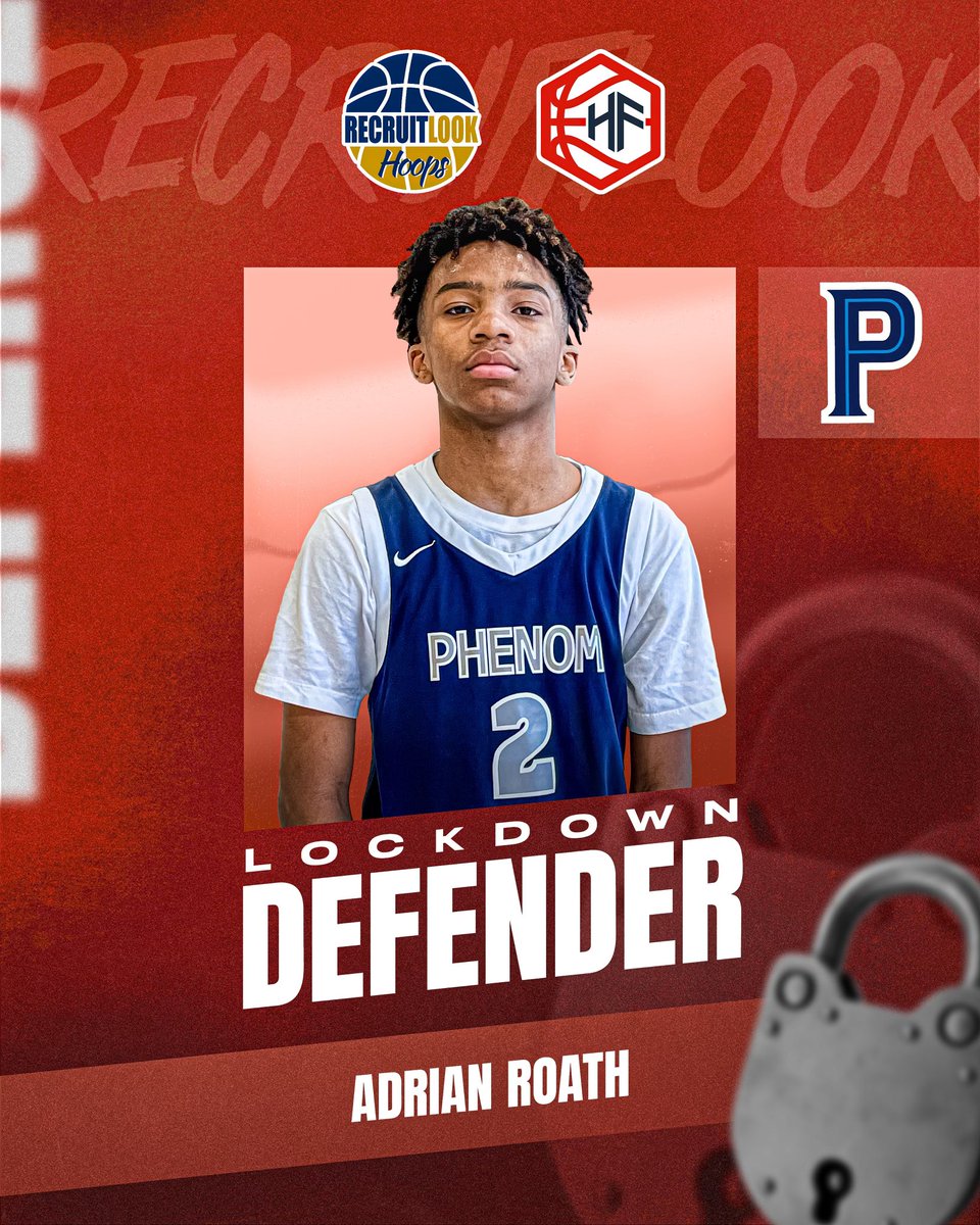 2030 | Adrian Roath | Was a defensive nightmare! Strong defensive presence in the post & on the perimeter. Caused havoc on top of the press. He has the ability to switch due to size & athleticism. He finished with 12pts 12reb 3blk 3stl #RLHoops