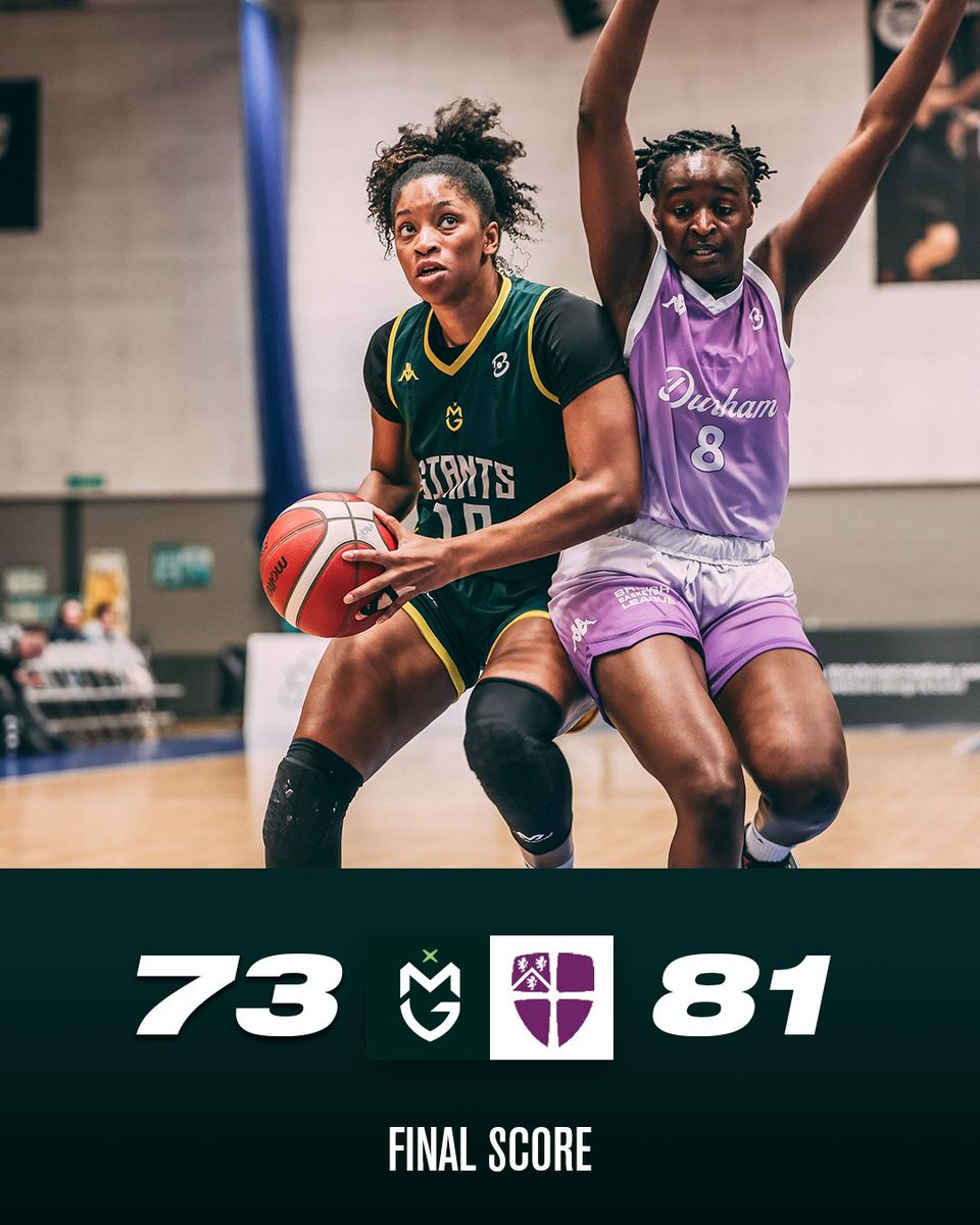 McrGiants's tweet photo. 🟢 Game 1 of the double-header ends in defeat as our play-off hopes come to end.
#IAMGIANT #BritishBasketball https://t.co/w4VETNSZxq