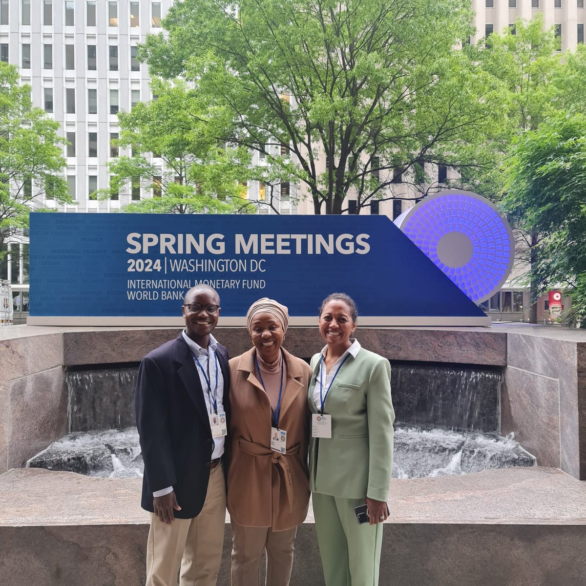 At the IMF and @WorldBank headquarters in Washington DC following my appointment to serve at the Women Council. @IMFNews