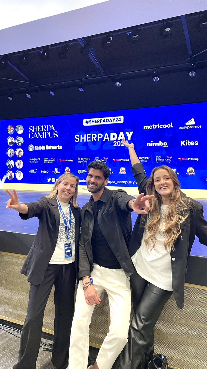 iivanbermejo's tweet photo. Y un año más en #sherpaday24 con @Mangu_mmi @MartaSOrtigosa.
Increíble jornada @Letigrijo ! https://t.co/xfTDpVbpYM