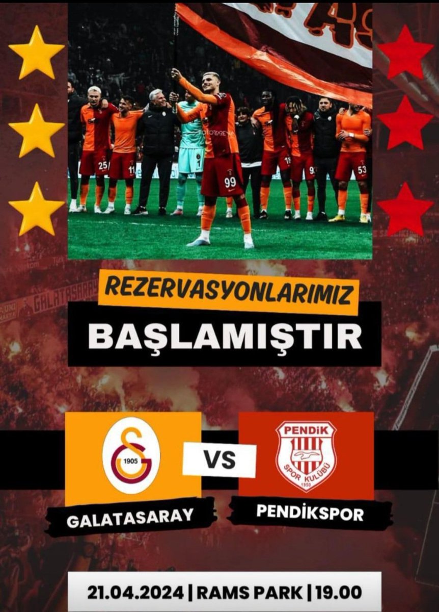 Galatasaray pendik maçına her tribünden bilet bulunur irtibat için whatsapptan yazabilirsiniz.

 0532 413 0960  
#Galatasaray #galatasaraybilet #bilet #kombinedevir #kombine #biletalsat #kombinebilet