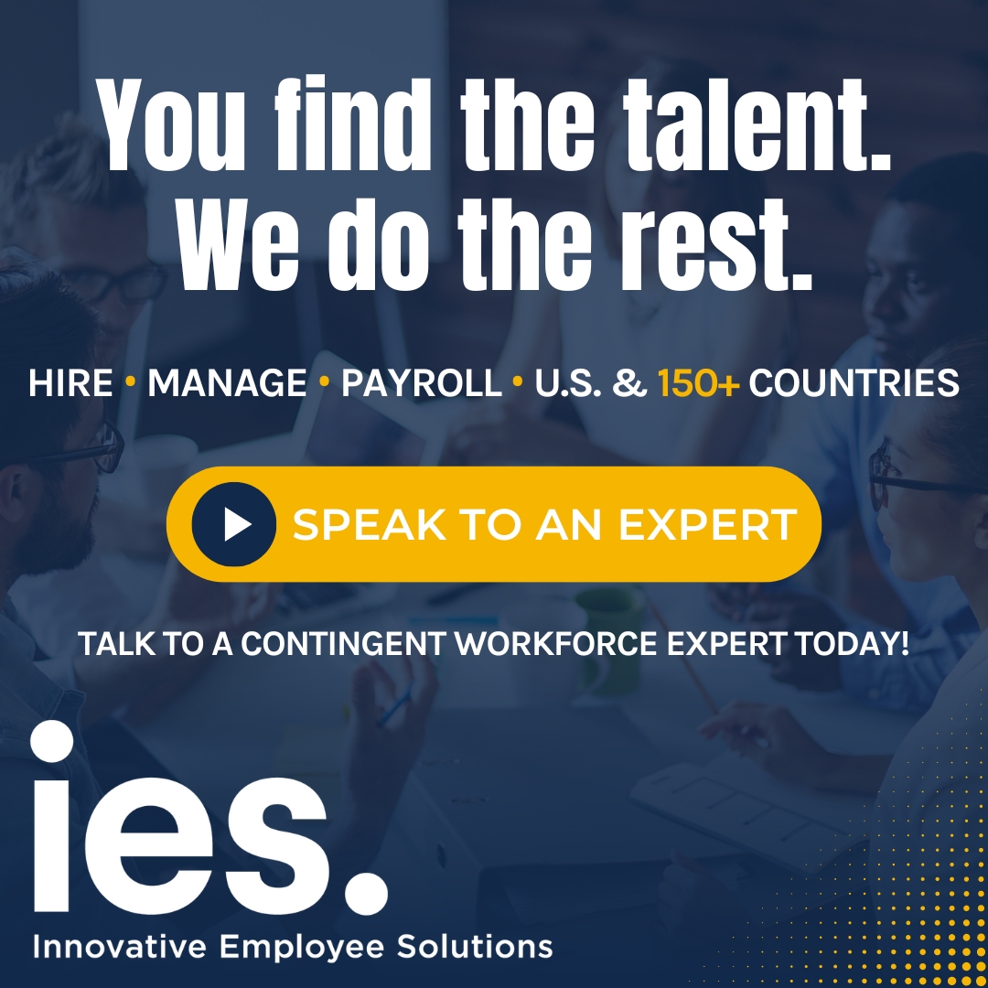 Full-service #EmployerofRecord #payrolling & #HR solutions. You find the talent. We do the rest. 

Request a demo now: hubz.li/Q02tllvp0

#IES #EOR #AgentofRecord #AOR #EORpartner #ContingentWorkforce #ContingentWorkers #Payroll #Talent #HumanResources #Compliance