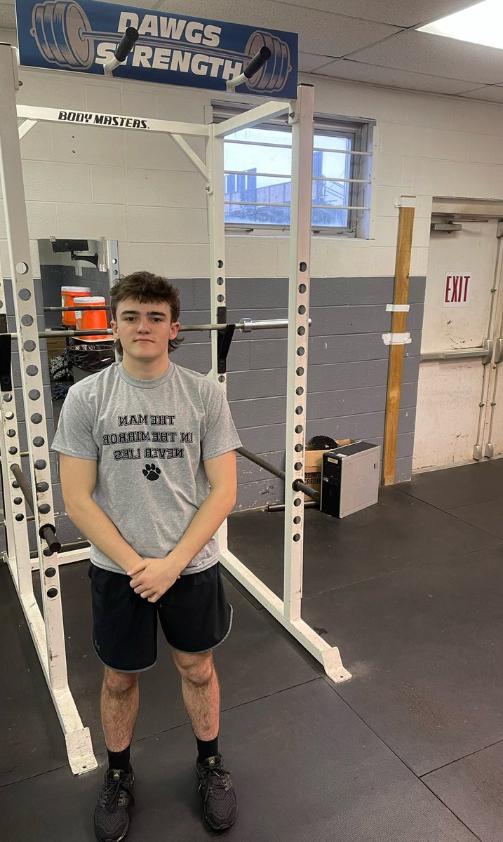 Our Iron Dawg of the Week for Phase 2 - Week 3, Brock Simms (‘27)!