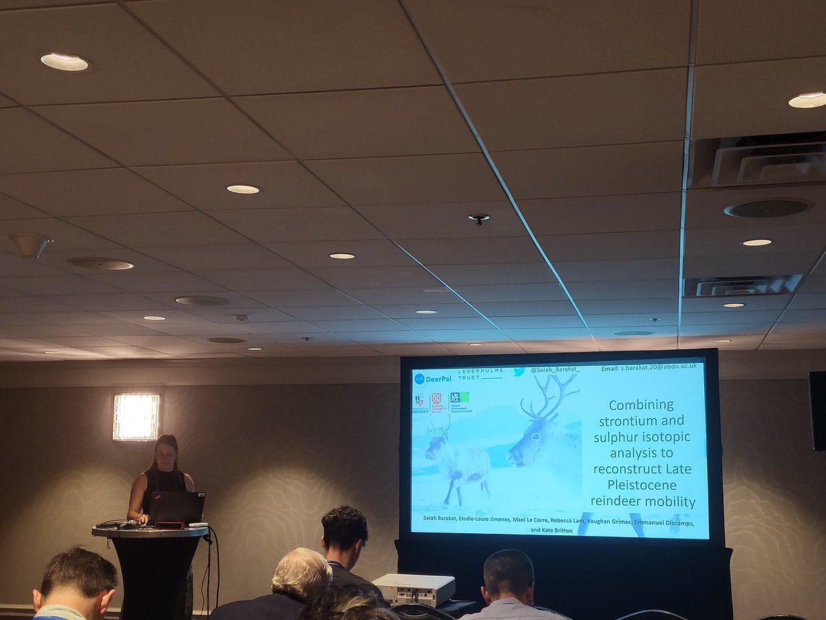 @UoA_Archaeology representation at #SAA2024NOLA kicked off by our @Sarah_Barakat_ 🦌