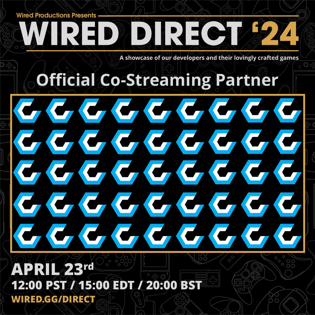 I'll be co-streaming the Indie event of the year #WiredDirect24 🙌 Come watch with me this Tuesday night.