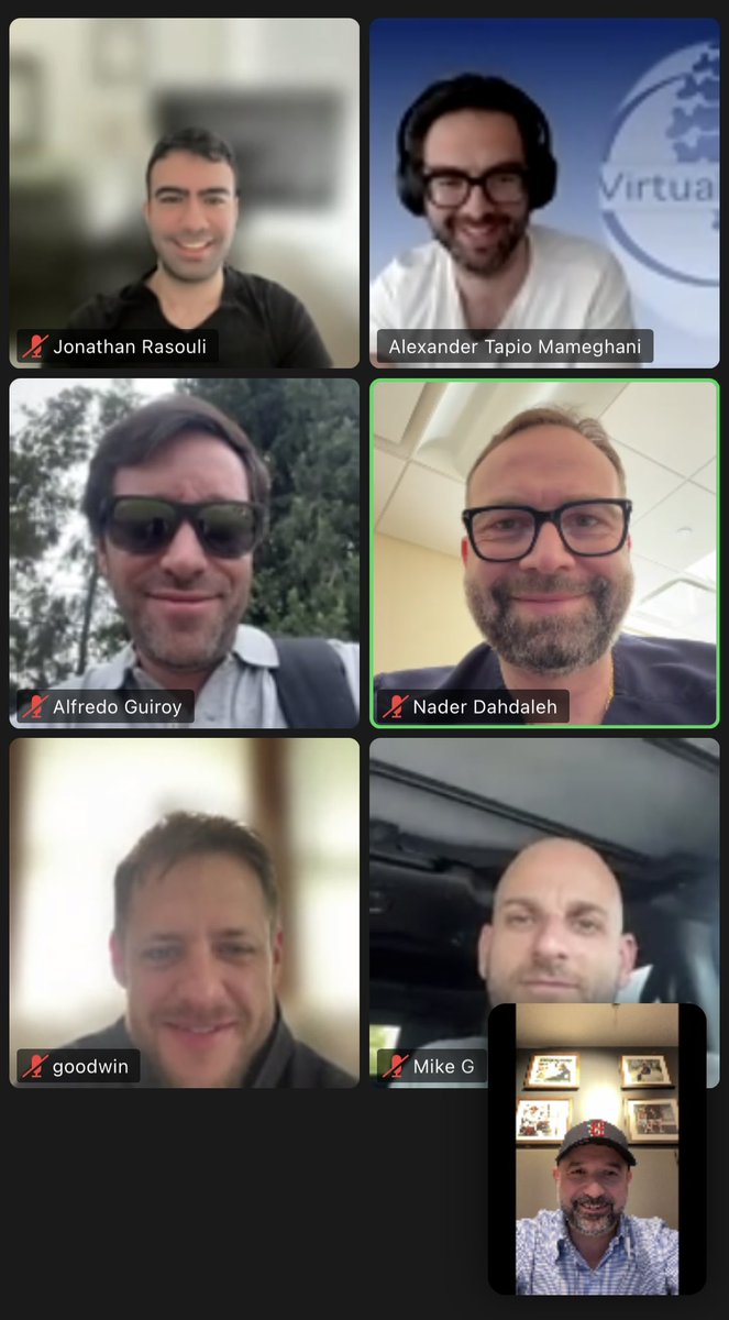 Early Saturday morning meeting for the @virtualspine faculty as we strategize the delivery of expanded and improved content to our global audience of spine enthusiasts. Year 4 is here and we’re excited! #spine #education #virtualspine