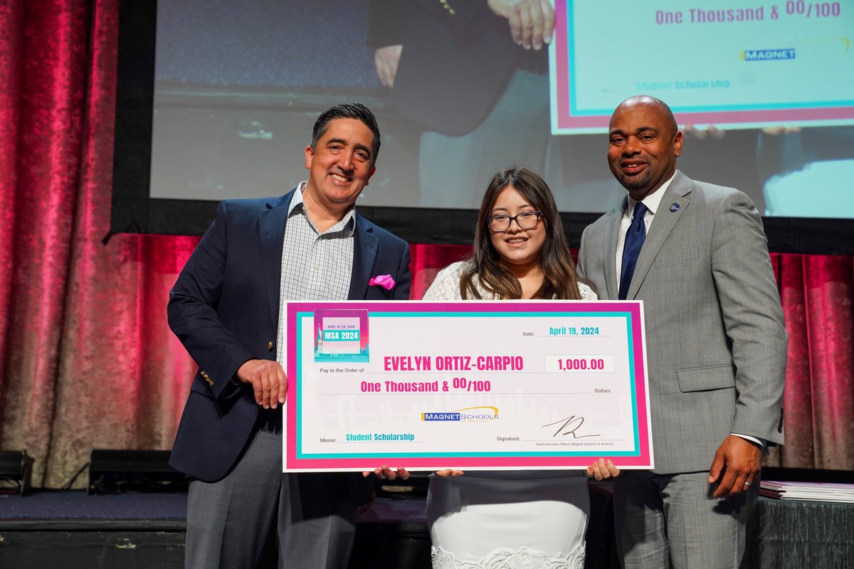 NYCSchools's tweet photo. @JCS312Q The Magnet Schools of America celebrated the academic excellence of our students during the conference at a special awards ceremony.

They’re achievements reflect the impact of providing students with bright starts for bold futures! https://t.co/lxEVxg8yiA