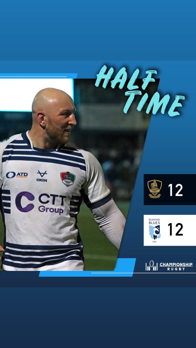 All square at the break! #ComeOnCov 🔵⚪️