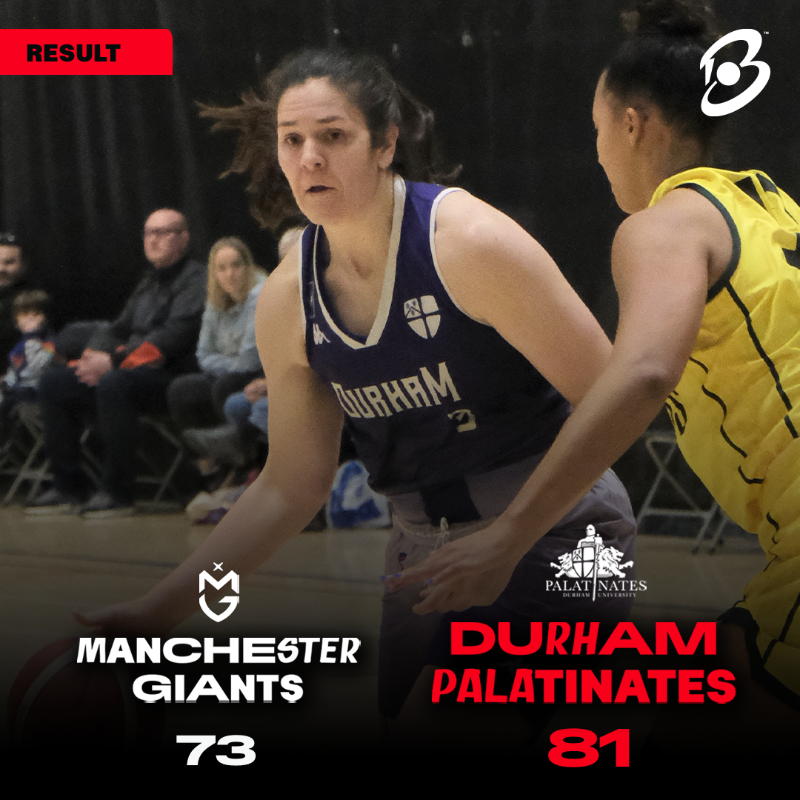 SprLeagueBballW's tweet photo. And that's game! @DU_Palatinates takes the win💪

👇Click to relive the action

#Britishbasketballleague #UNBEATABLE